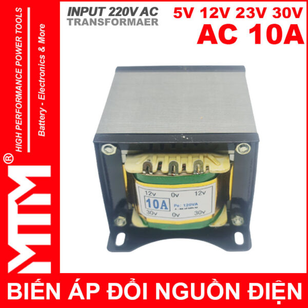 Bien The Bien Ap Tang Pho Doi Dien AC 220V Ra 5V 12V 23V 30V 10A Cao Cap