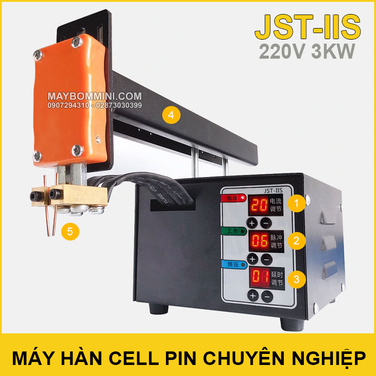 Chuyen Ban May Han Cel Pin Chuyen Nghiep 220V 3KW JST IIS Chuyen Ban May Han Cel Pin Chuyen Nghiep 220V 3KW JST IIS