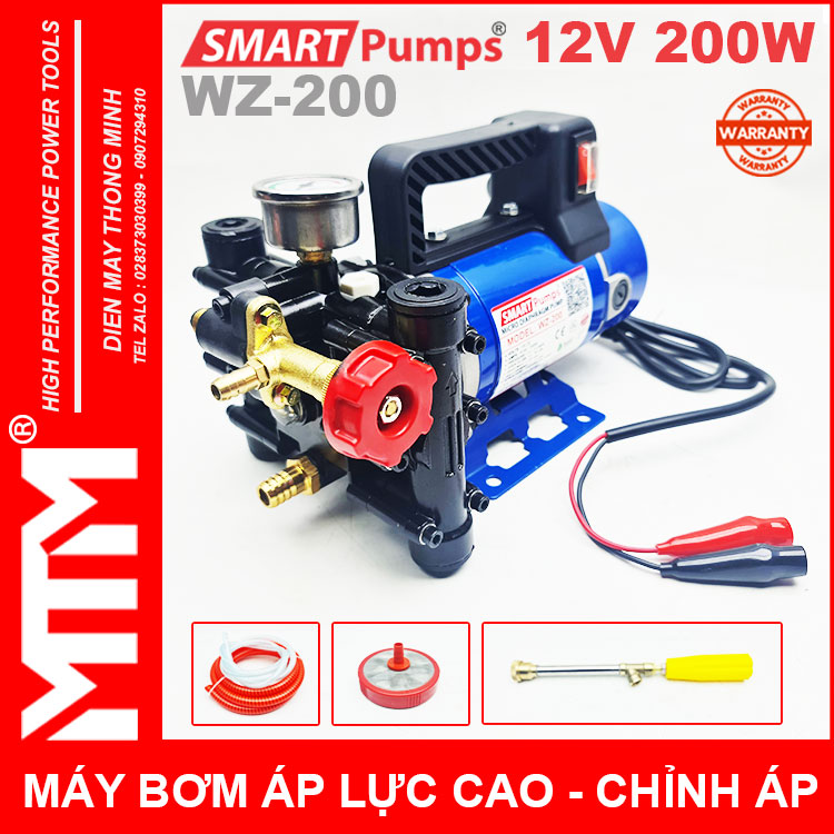 May Bom Ap Luc Cao 12V 200W 16l Smartpumps WZ 200 Co Chinhh Ap May Bom Ap Luc Cao 12V 200W 16l Smartpumps WZ 200 Co Chinhh Ap