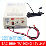 Sac Binh Ac Quy Tu Dong 12V 24V 20A AST Cao Cap Chinh Hang