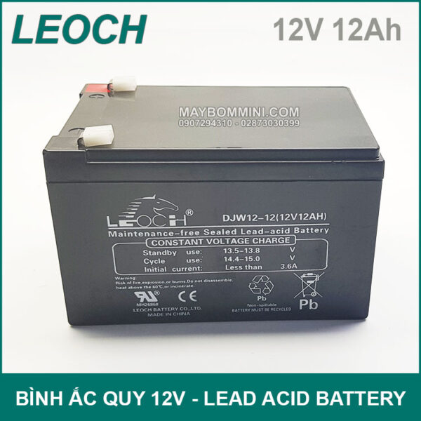 Binh Ac Quy LEOCH 12V 12Ah Binh Ac Quy LEOCH 12V 12Ah