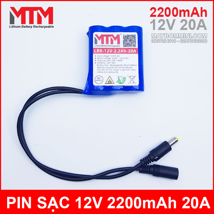 Pin Sac 12V 2200mah 20A Chinh Hang Pin Sac 12V 2200mah 20A Chinh Hang
