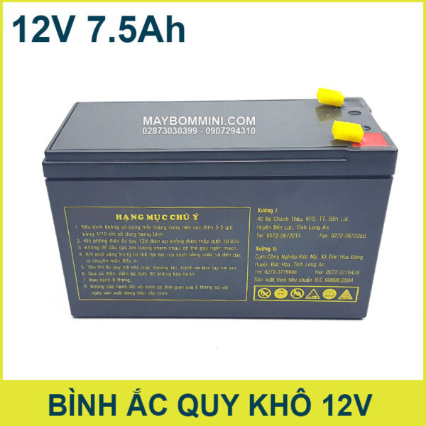 Binh Dien 12v Kho Mini 7500mah Binh Dien 12v Kho Mini 7500mah