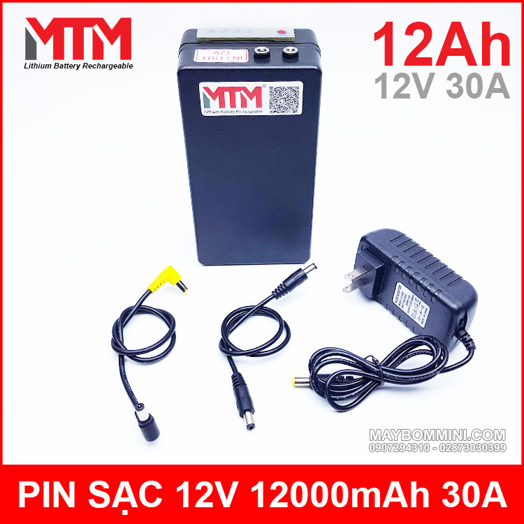 Box Pin Sac 12V 12ah 20A Chinh Hang Box Pin Sac 12V 12ah 20A Chinh Hang