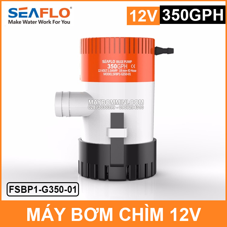 Bom Chim 12v G350 SEAFLO Chinh Hang