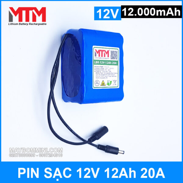 Pin Sac 12v 12000mah 20A Chinh Hang Pin Sac 12v 12000mah 20A Chinh Hang