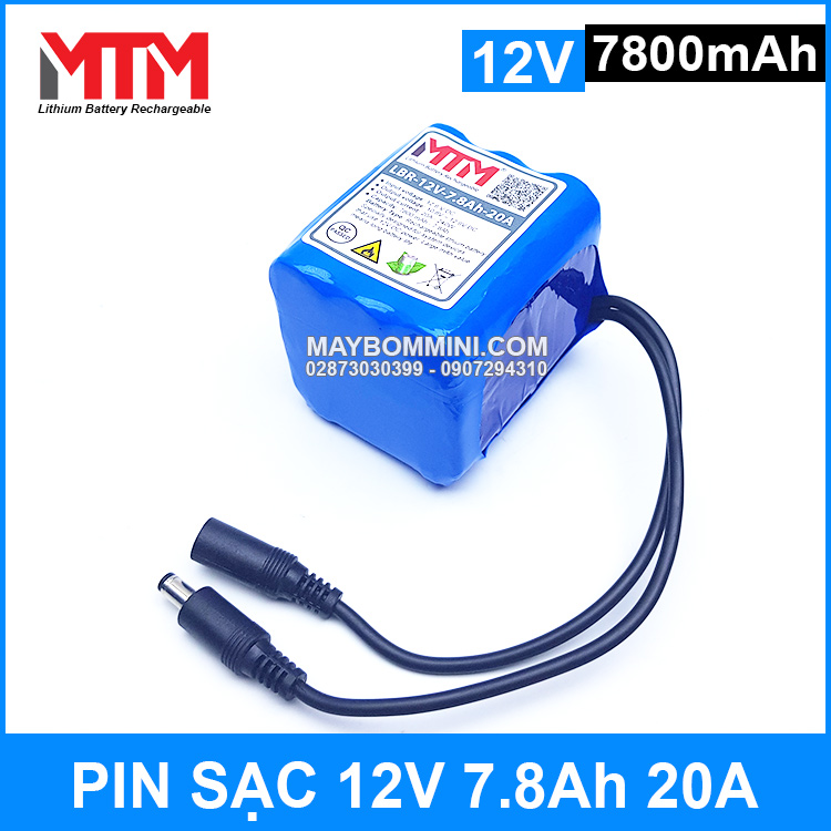 Pin Sac 12v 7800mah 20A Gia Tot Chat Luong Pin Sac 12v 7800mah 20A Gia Tot Chat Luong