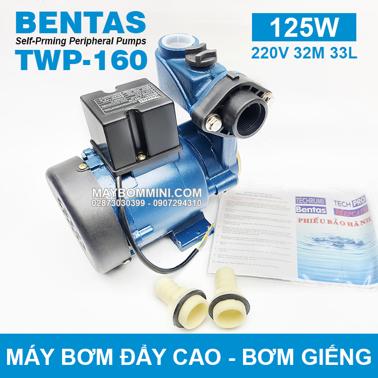 Bom Nuoc Day Cao Bentas 125w Chinh Hang Bom Nuoc Day Cao Bentas 125w Chinh Hang