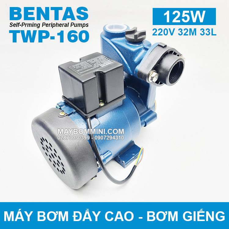 May Bom Nuoc Bentas Ching Hang 125w May Bom Nuoc Bentas Ching Hang 125w