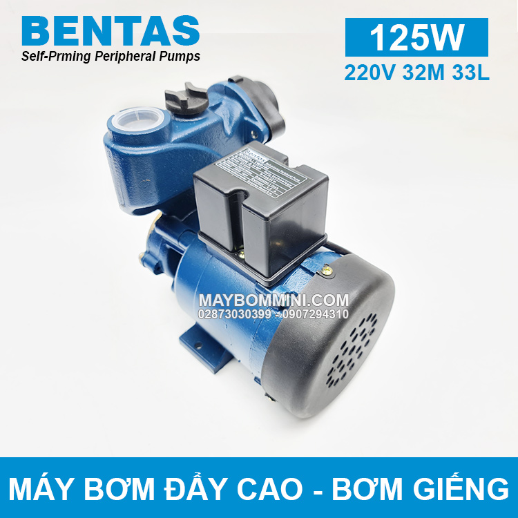 May Bom Nuoc Len Bon Bentas 125W Gia Re Chinh Hang May Bom Nuoc Len Bon Bentas 125W Gia Re Chinh Hang