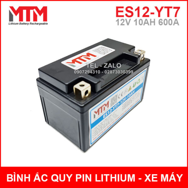 Ban Binh Ac Quy Pin Xe May 12V 10Ah 600A ESYT7 Ban Binh Ac Quy Pin Xe May 12V 10Ah 600A ESYT7