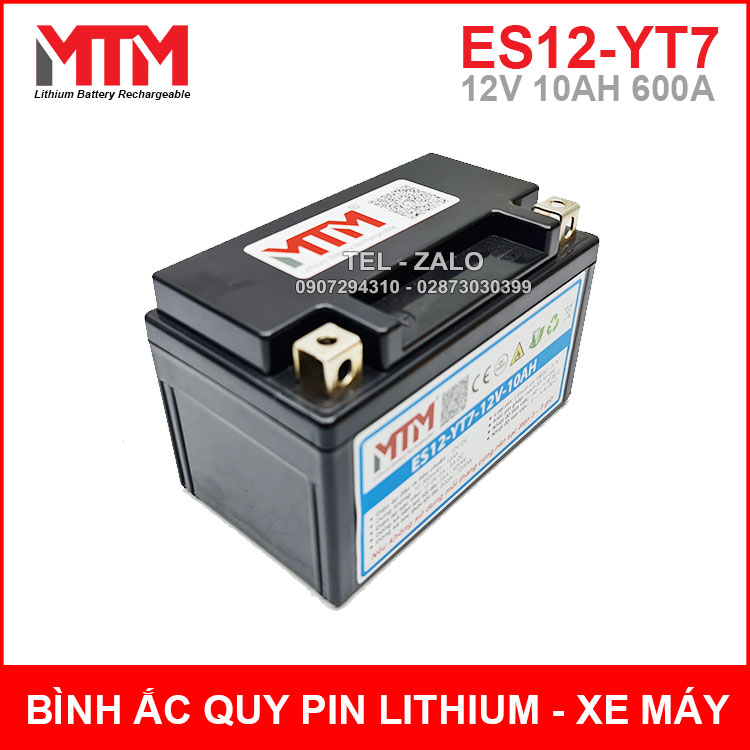 Ban Binh Ac Quy Pin Xe May 12V 10Ah 600A ESYT7 Ban Binh Ac Quy Pin Xe May 12V 10Ah 600A ESYT7