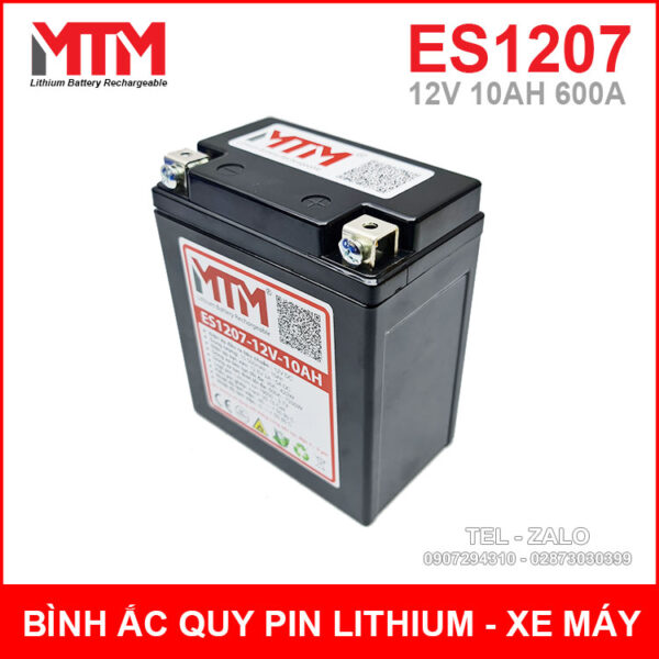 Binh Ac Xe May Su Dung Pin Lithium 12v 10A Binh Ac Xe May Su Dung Pin Lithium 12v 10A