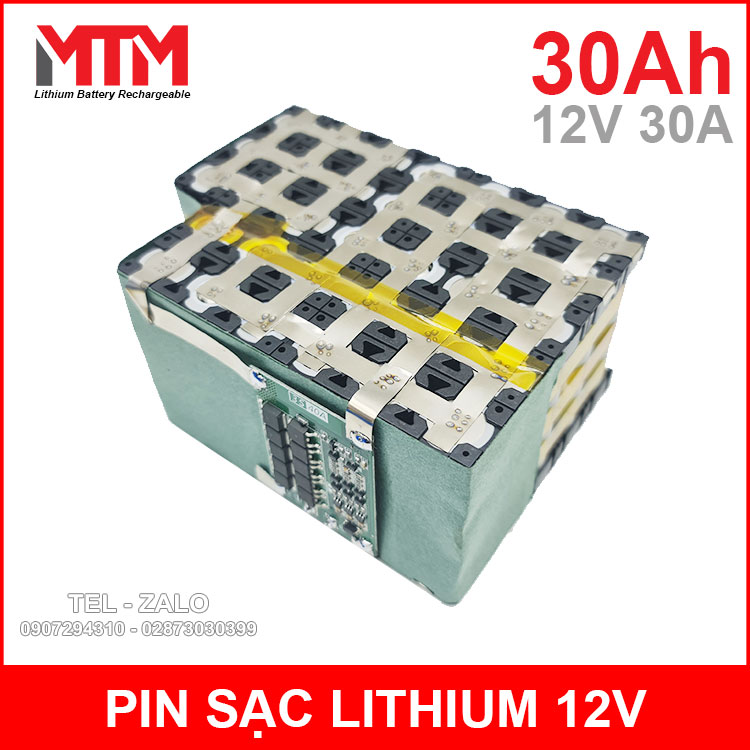 Khoi Pin Sac 12V 30Ah 30A MTM