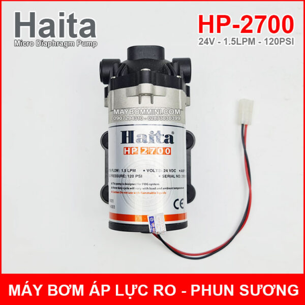 May Bom Phun Suong 24v Haita HP 2700 May Bom Phun Suong 24v Haita HP 2700