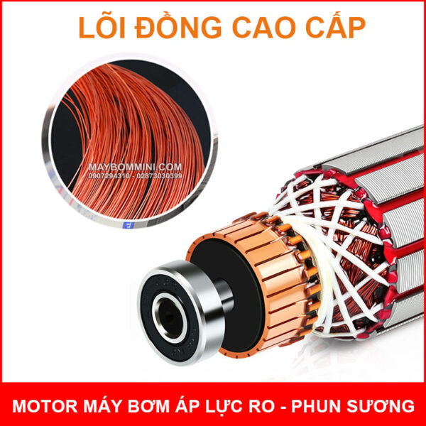 Motor May Bom Phun Suong Ap Luc RO Cao Cap Motor May Bom Phun Suong Ap Luc RO Cao Cap