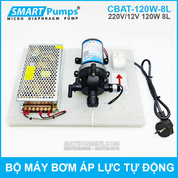 Bo May Bom Ap Luc Tu Dong 12v 120w 8l CBAT 120w8l Smartpumps Bo May Bom Ap Luc Tu Dong 12v 120w 8l CBAT 120w8l Smartpumps
