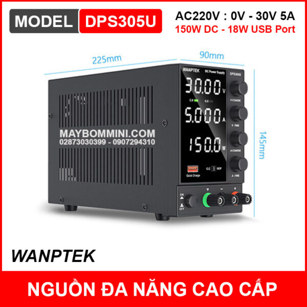 Nguon Dien Da Nang Cao Cap 30V 5A DPS305U WANPTEK Nguon Dien Da Nang Cao Cap 30V 5A DPS305U WANPTEK