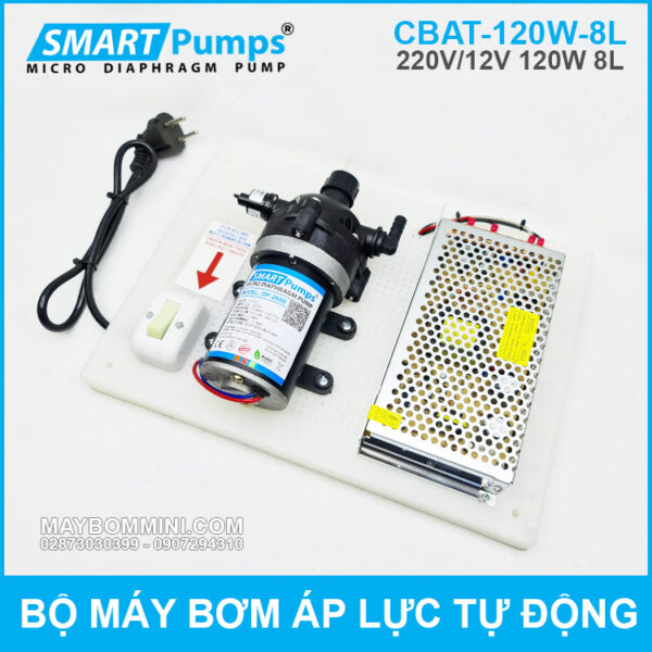 Bom Ap Luc Mini 12v 120w Tu Dong Chinh Hang Bom Ap Luc Mini 12v 120w Tu Dong Chinh Hang