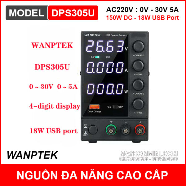 Nguon Da Nang Wanptek DPS305U Nguon Da Nang Wanptek DPS305U