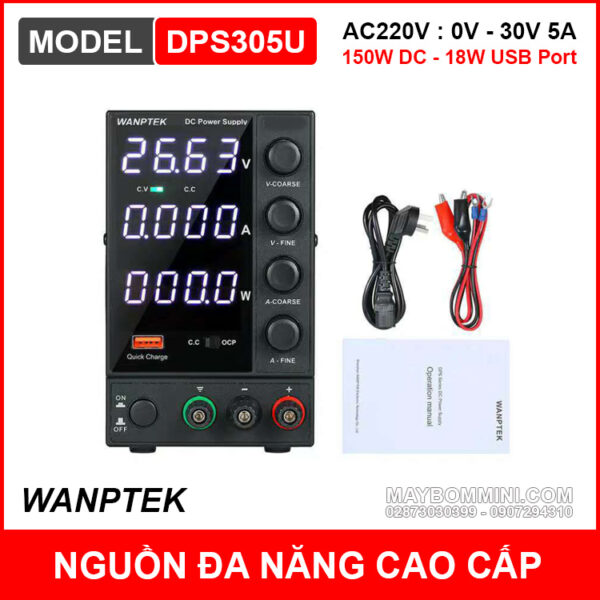 Phan Phoi Nguon Da Nang Wanptek DPS305U Phan Phoi Nguon Da Nang Wanptek DPS305U