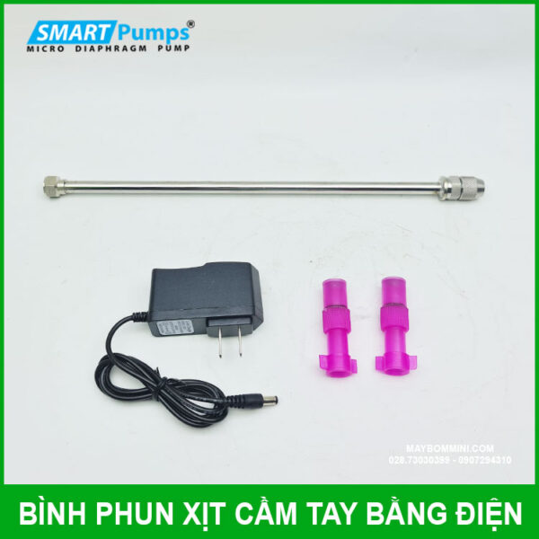 Phu Kien Binh Phun Xit Tuoi Cam Tay Bang Dien