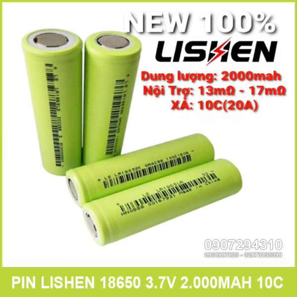 Ban Pin Lishen Chinh Hang 2000mah Ban Pin Lishen Chinh Hang 2000mah