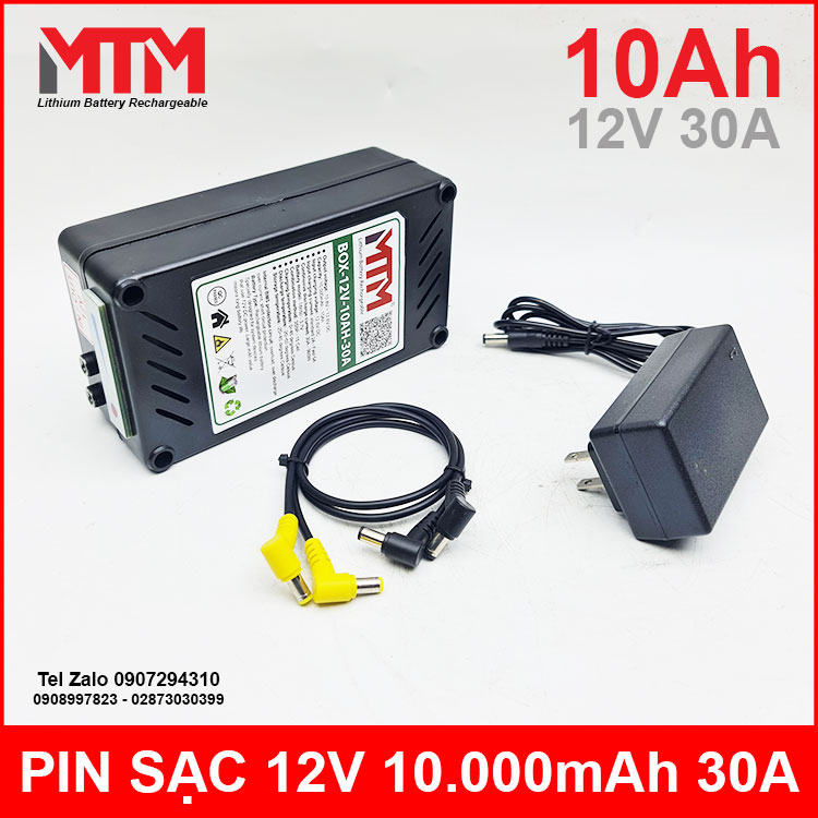 Bo Pin Sac 12v 10000mah Kem Sac Bo Pin Sac 12v 10000mah Kem Sac
