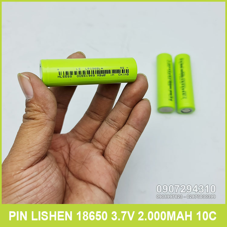 Cell Pin May Khoan Cam Tay Gia Tot Lishen 2000 10C Cell Pin May Khoan Cam Tay Gia Tot Lishen 2000 10C