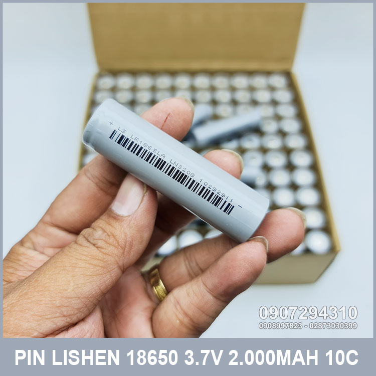 Pin 18650 Lisen Xam 2000mah 10c Pin 18650 Lisen Xam 2000mah 10c