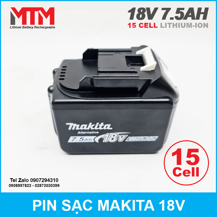 Pin Makita 18v 15 Cell Gia Tot Pin Makita 18v 15 Cell Gia Tot