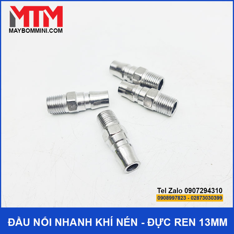 Dau Noi Nhanh Khi Nen Duoi Duc Ren Ngoai 13mm Dau Noi Nhanh Khi Nen Duoi Duc Ren Ngoai 13mm