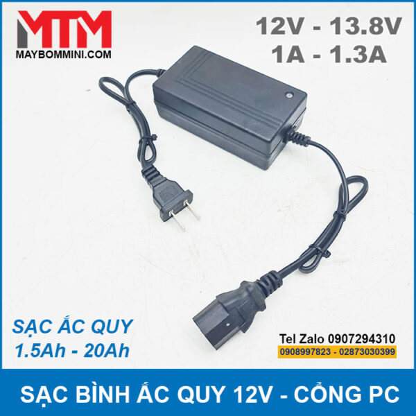 Sac Binh Ac Quy 12V 1300mA Sac Binh Ac Quy 12V 1300mA