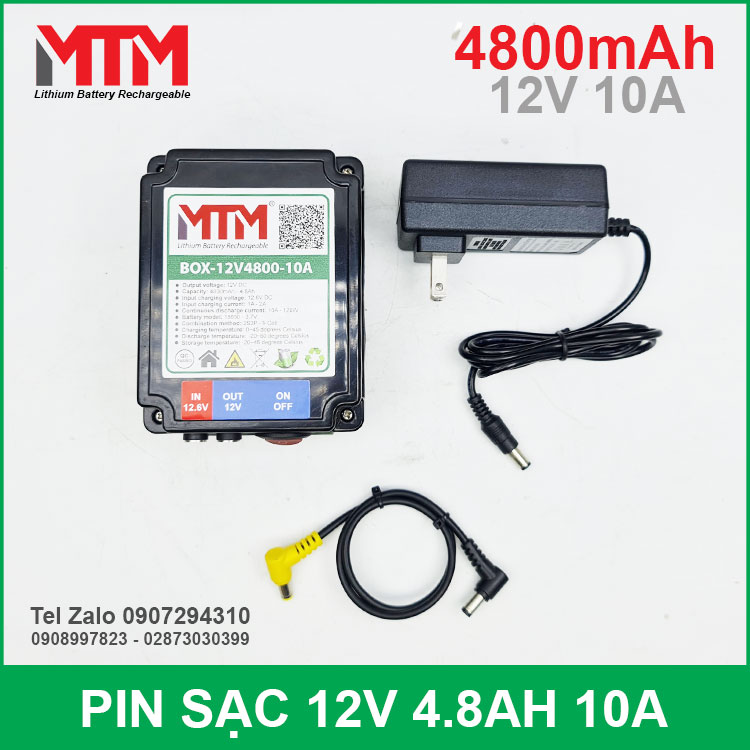 Box Pin Sac 12V 4800mah 10A Box Pin Sac 12V 4800mah 10A