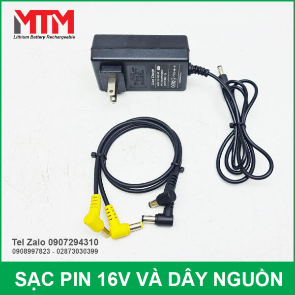 Ssac Pin 16v Va Day Nguon Dc Ssac Pin 16v Va Day Nguon Dc
