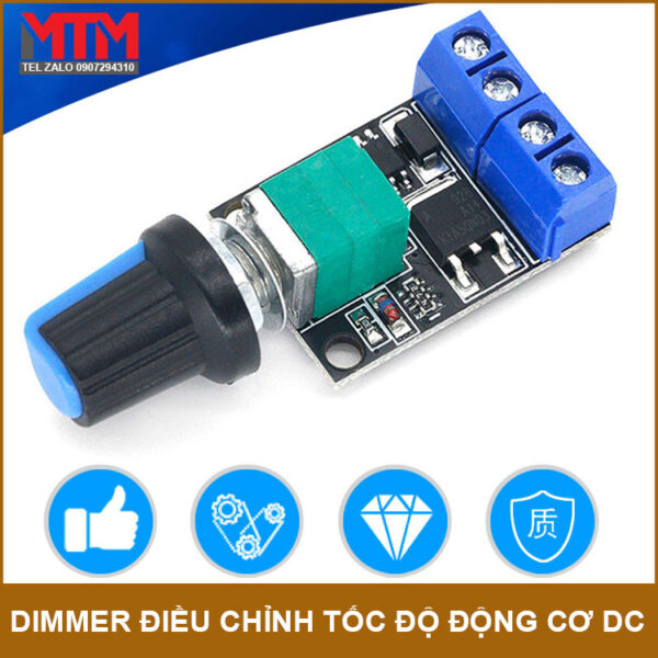Dimmer Dieu Chinh Toc Do Motor 5V 16V 10A Dimmer Dieu Chinh Toc Do Motor 5V 16V 10A