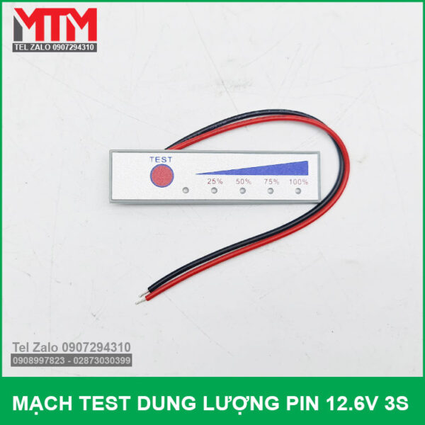 Mach Led Bao Dung Luong Pin 12v 3s Mach Led Bao Dung Luong Pin 12v 3s