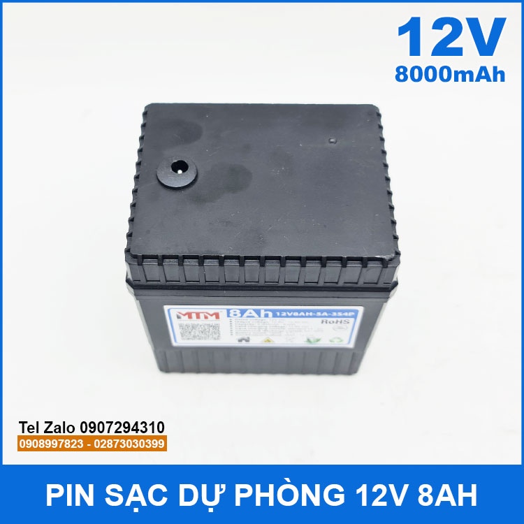 Pin 12v 8000mah Gia Re