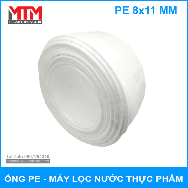 Ong Pe 8mm 11mm Trang Cuon 50m Ong Pe 8mm 11mm Trang Cuon 50m