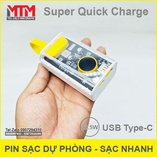 Pin Sac Du Phong 2 Cell 8000mah Sac Nhanh QC PD Pin Sac Du Phong 2 Cell 8000mah Sac Nhanh QC PD