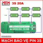 Cach Ghep Pin 3s Voi Mach Bao Ve 20a