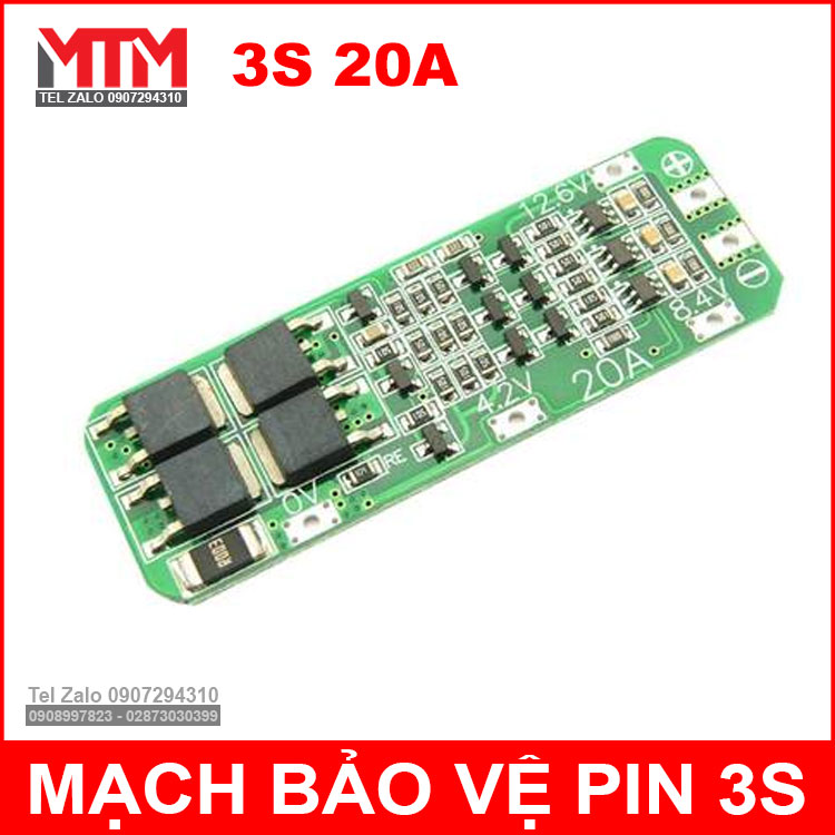 Mach Sac Xa Pin 3s 18650 20A Mach Sac Xa Pin 3s 18650 20A