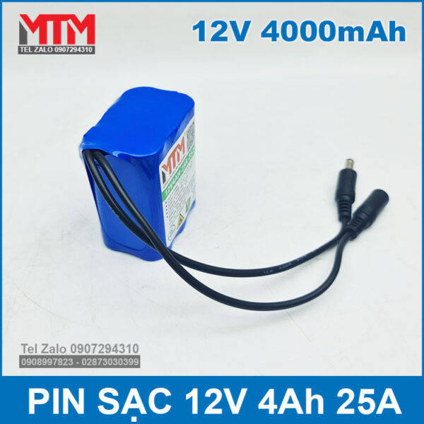 Pin 12v 4000mah 25A Gia Re Pin 12v 4000mah 25A Gia Re