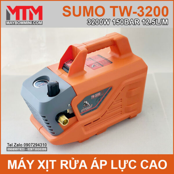 May Rua Xe Ap Luc Cao Sumo TW 3200 Chinh Hang