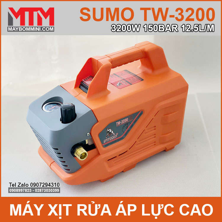 May Rua Xe Ap Luc Cao Sumo TW 3200 Chinh Hang