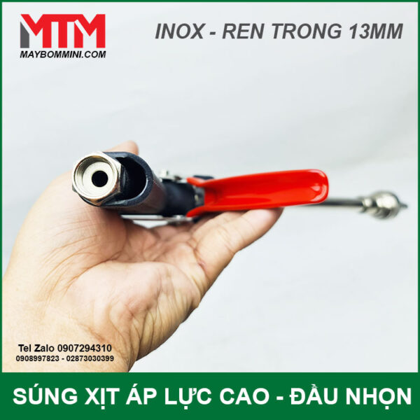 Ren Trong 13mm Sung Xit Inox QM Ren Trong 13mm Sung Xit Inox QM