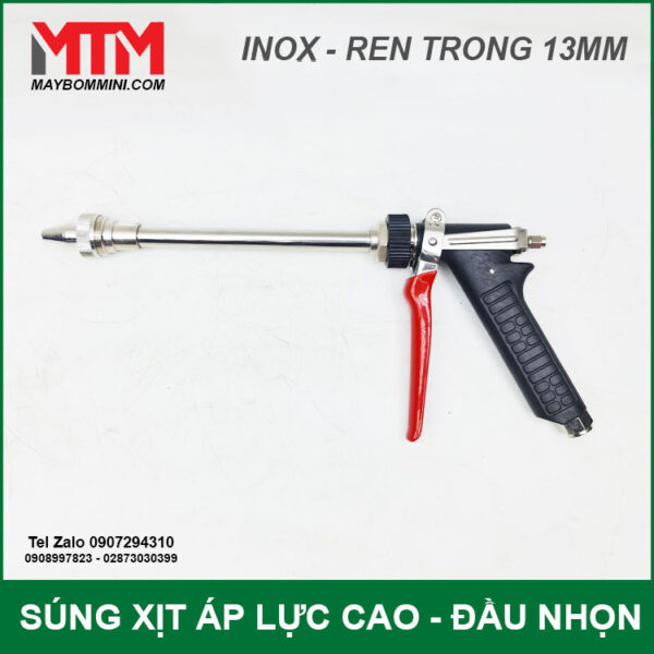 Sung Xit Ap Luc Cao Inox Dau Nhon QM Sung Xit Ap Luc Cao Inox Dau Nhon QM
