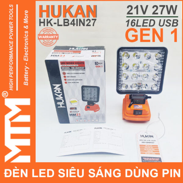Ban Den Led Du Phong Sieu Sang 21V 27W 16LED Cong Sac USB Pin Chan Pho Thong Hukan HK LB4IN27 Ban Den Led Du Phong Sieu Sang 21V 27W 16LED Cong Sac USB Pin Chan Pho Thong Hukan HK LB4IN27