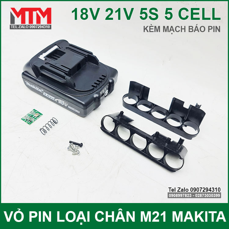 Bo Vo Pin Makita M21 Chua Kem Mach Sac
