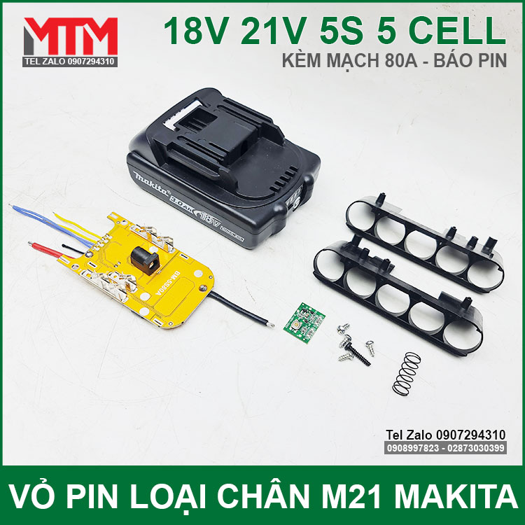 Bo Vo Pin Sac M21 Makita Gia Re